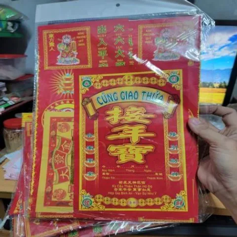 giấy cúng bộ giao thừa có hoả tốc