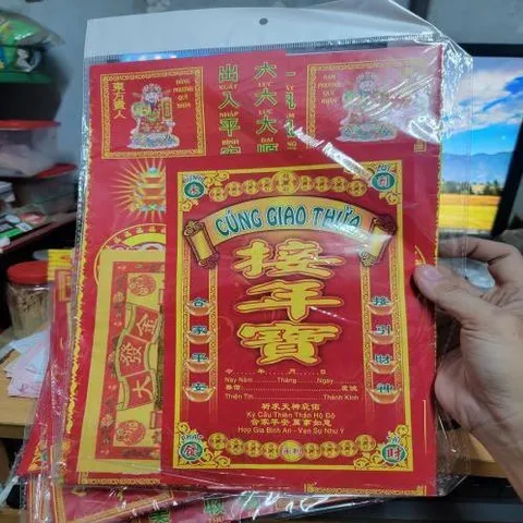giấy cúng bộ giao thừa có hoả tốc