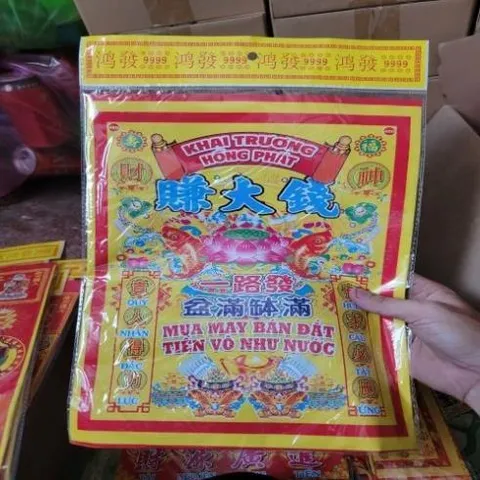 giấy cúng bộ khai trương có hoả tốc