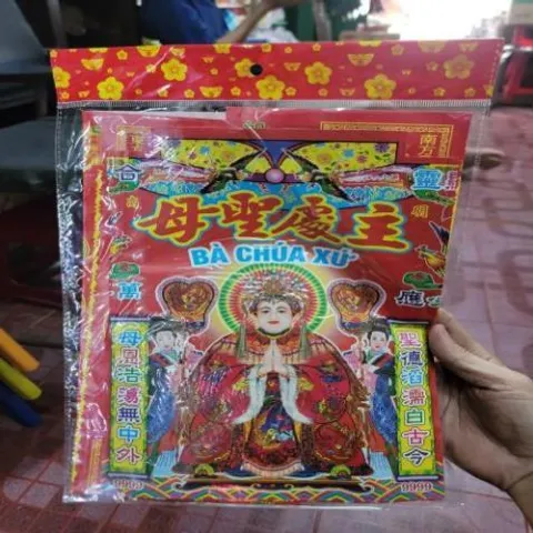giấy cúng bộ bà chúa xứ có hoả tốc