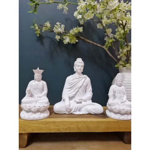 Bộ Tượng Tam Thánh Phật mini, Tượng Ta Bà Tam Thánh nhỏ 852739