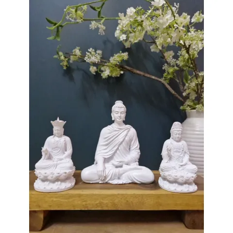 Bộ Tượng Tam Thánh Phật mini, Tượng Ta Bà Tam Thánh nhỏ 852739