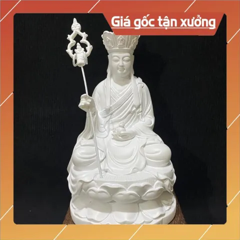 Tượng Địa Tạng Ngồi 16cm Nhựa Composite nhiều màu có hoả tốc 852765