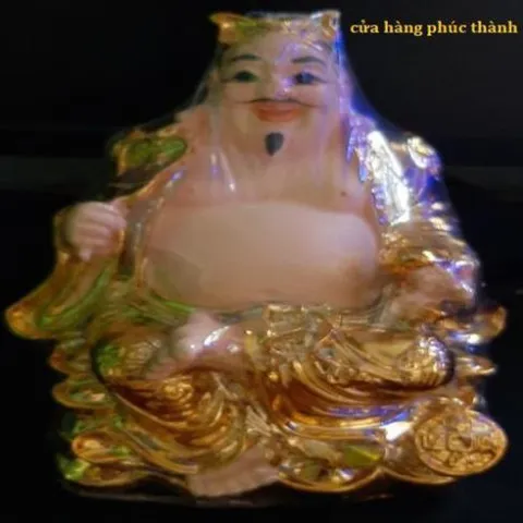 Thần tài ông địa ngồi xi da ( nhựa ) có hoả tốc
