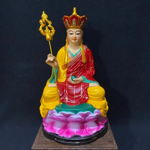 Tượng Địa Tạng Vương Bồ Tát Ngồi 17cm CÓ HOẢ TỐC NHIỀU MÀU 852766