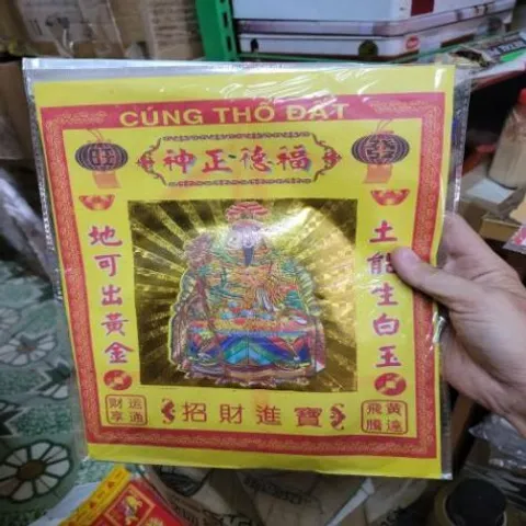 giấy cúng bộ thổ đất có hoả tốc