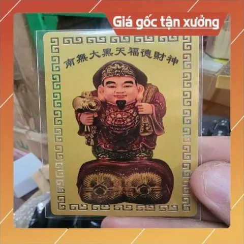 kim bài linh phù thần tài đại hắc thiên HÀNG CAO CẤP, có hoả tốc 852777