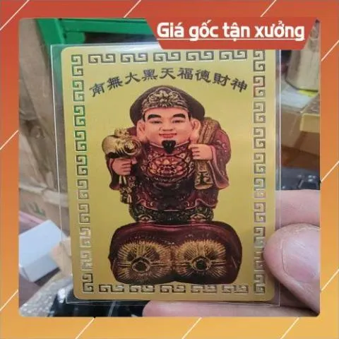 kim bài linh phù thần tài đại hắc thiên HÀNG CAO CẤP, có hoả tốc 852777