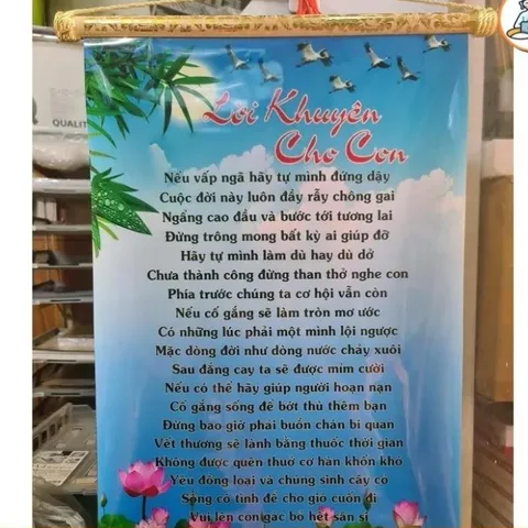 TRANH CUỘN  40CM X 60CM HÌNH PHẬT THÍCH CA, QUAN ÂM, A DI ĐÀ VÀ BẢN ĐỒ MƯỜI  PHƯƠNG PHÁP GIỚI