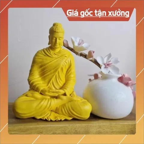 Tượng Phật Thích Ca 12cm Tượng Phật Bổn Sư Để Bàn. Trang Trí Tiểu Cảnh. Xe O tô