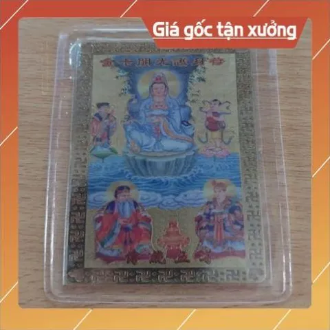 kim bài linh phù quan âm thần tài ông địa HÀNG CAO CẤP, có hoả tốc 852833