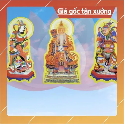 Bộ tranh cúng đàn, bày đàn 15 bức  (Tranh Ngọc Hoàng, Nam Tào, Bắc Đẩu,.. Quan Âm, Thế Chí, Di Đà..) 852850