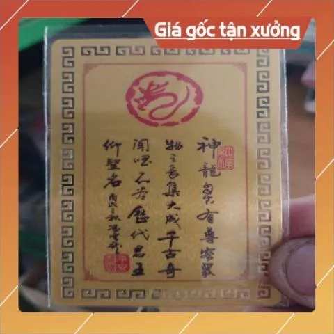 kim bài linh phù con giáp tuổi thìn HÀNG CAO CẤP, có hoả tốc 852859