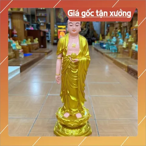 Tượng Tây Phương Tam Thánh Đứng 70cm Nhựa Composite có hoả tốc 852884