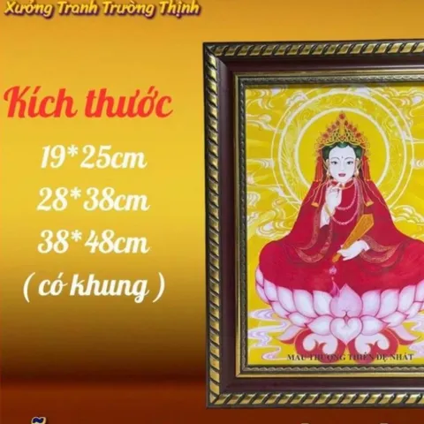 Tranh MẪU THƯỢNG THIÊN ĐỆ NHẤT - có khung cực đẹp