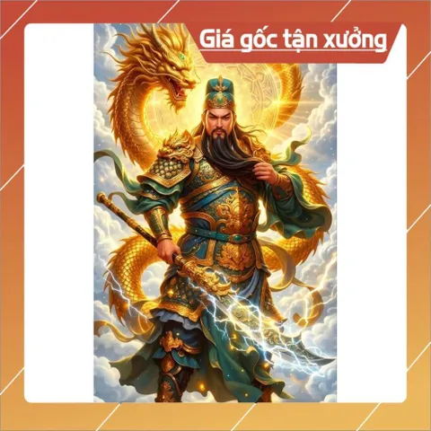 KHUNG + Ảnh QUAN THÁNH ( Tặng )