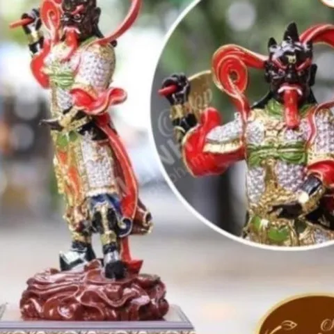 Bộ Tượng Tiêu Diện Hộ Pháp Cao 40 cm Áo Giác Vàng - Áo Giác Bạc mẫu đẹp