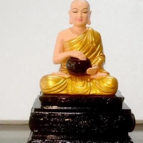 GIEO DUYÊN tượng ngài thánh tăng sivali ngồi ôm bát cao 20cm cực đẹp DƯƠNG KHOA SHOP