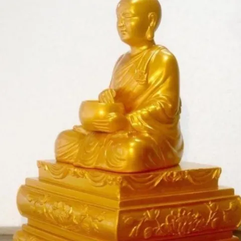 GIEO DUYÊN tượng ngài thánh tăng sivali ngồi ôm bát cao 20cm cực đẹp DƯƠNG KHOA SHOP