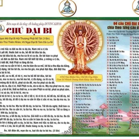 TO002- TỜ 84 CÂU CHÚ ĐẠI BI cực hay