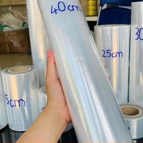 Màng Quấn PE Quấn Hàng Khổ Cao 30cm, 40cm, 50cm Giá Rẻ Chất Lượng