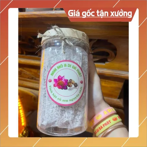 TINH BỘT CỦ SEN HƯƠNG NGUYÊN CHẤT( HỘP 500Gram) 852987