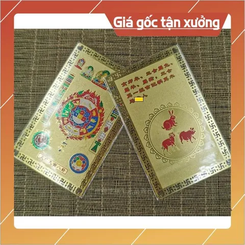 kim bài linh phù tam hợp mão mùi hợi HÀNG CAO CẤP, có hoả tốc 852986