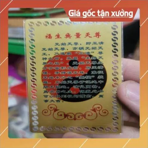 kim bài linh phù linh bảo thiên tôn HÀNG CAO CẤP, có hoả tốc 852995