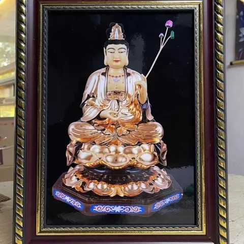 Tranh ĐẠI THẾ CHÍ BỒ TÁT - Có khung cực đẹp