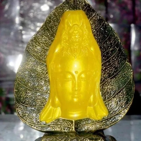 Tượng Ngài Quan Thế Âm Bồ Tát lá bồ đề 3D cực đẹp