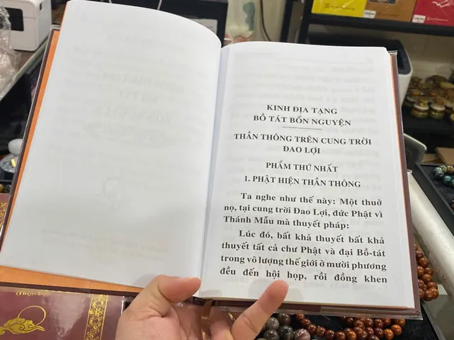 Kinh ĐịaTạng bìa cứng cao cấp đỏ