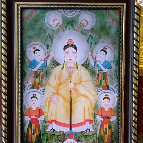 Tranh CHẦU TÁM BÁT NÀN - có khung (KT 19*25cm,28*38cm,38*48cm) cực đẹp