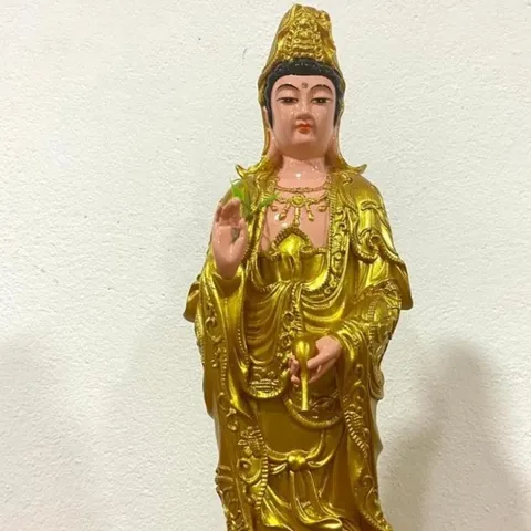 Tôn Tượng Quan Âm Bồ Tát Đứng 50cm Nhựa Composite đẹp