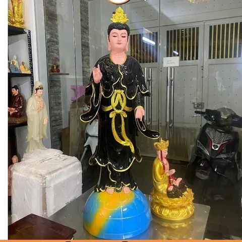 CÓ SẴN - Tượng Mẹ Diêu Trì , Mẹ Địa Mẫu Cao 80cm cực đẹp composite