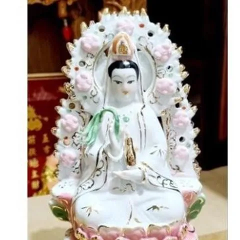 TƯỢNG QUAN ÂM CAO 20CM - CHẤT LIỆU SỨ cực đẹp  DƯƠNG KHOA SHOP