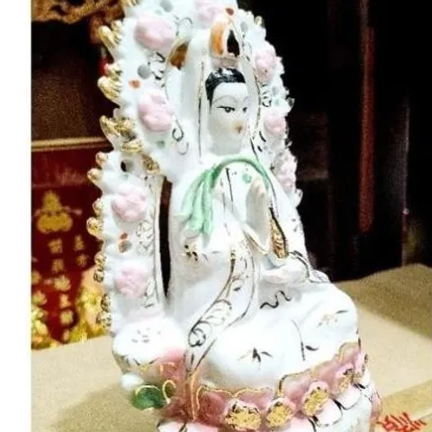 TƯỢNG QUAN ÂM CAO 20CM - CHẤT LIỆU SỨ cực đẹp  DƯƠNG KHOA SHOP
