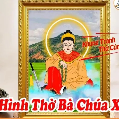 Hình thờ Chúa Xứ Thánh Mẫu Nguyên Nhung + Khung giáng thế , Khung hình cực đẹp