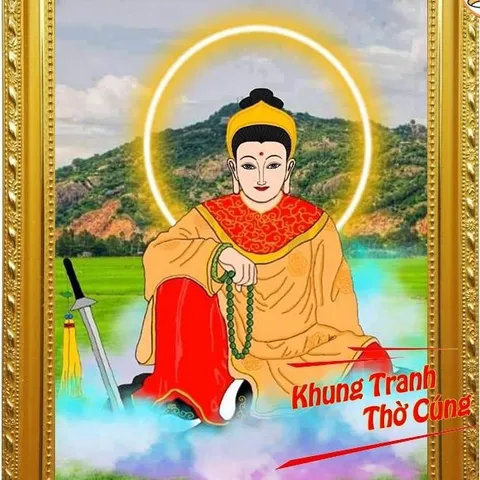 Hình thờ Chúa Xứ Thánh Mẫu Nguyên Nhung + Khung giáng thế , Khung hình cực đẹp