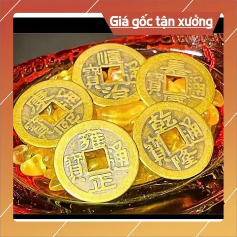 Đồng Xu Cổ Phong Thủy bỏ bóp ví, đồng xu âm dương mang lại may mắn, chiêu tài lộc 🌼🌼