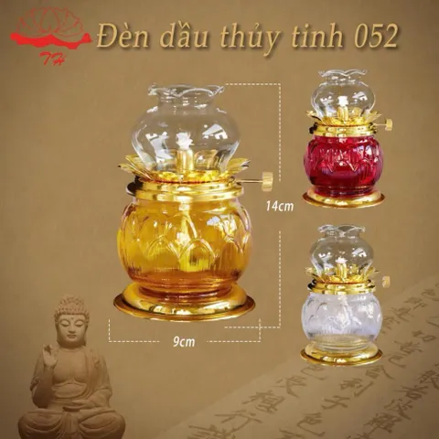 Đèn Dầu Lưu Ly Cao Cấp, bóng đèn dầu, tim đèn dầu 🌸🌸