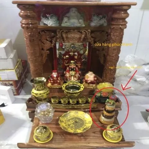 ngũ cốc tài lộc trưng bàn thờ có hoả tốc