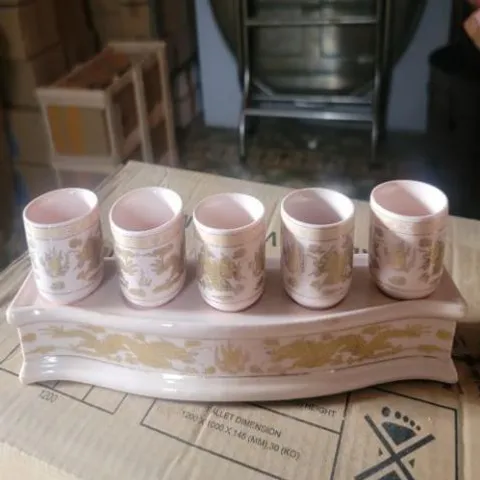 chung bộ rồng hồng cong 5 ly có hoả tốc
