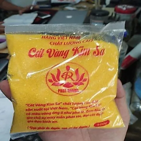 cát vàng kim sa cắm lư nhan 500g có hoả tốc