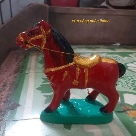 Ông ngựa đất đỏ thờ cúng 30cm có hoả tốc