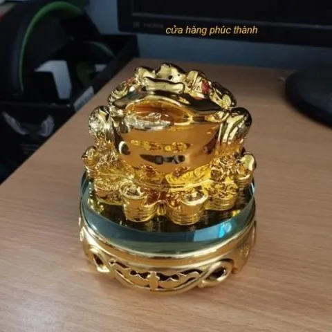 Cóc Thiềm Thừ vàng xoay có hoả tốc