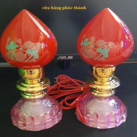 đèn thờ leo tia sáng quả đào số 5 có hoả tốc