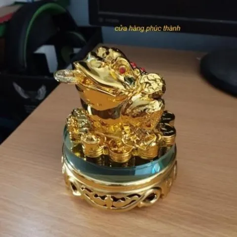 Cóc Thiềm Thừ vàng xoay có hoả tốc