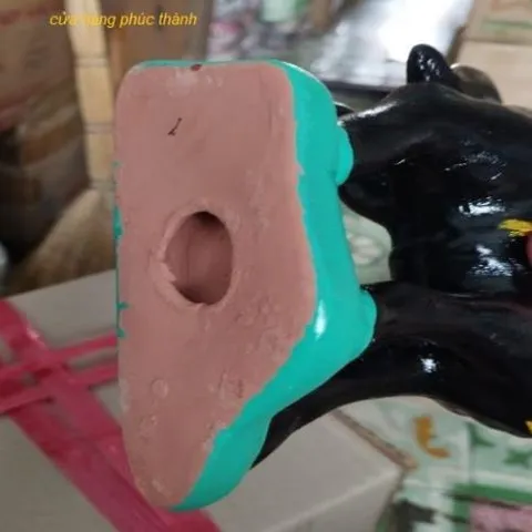 Ông ngựa đất đen thờ cúng 30cm có hoả tốc