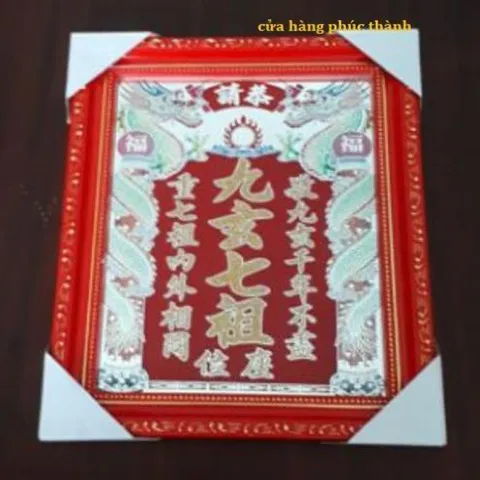bài vị đỏ cửu huyền thất tổ có hoả tốc