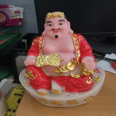 thần tài ông địa đỏ ( bột đá ) có hoả tốc
